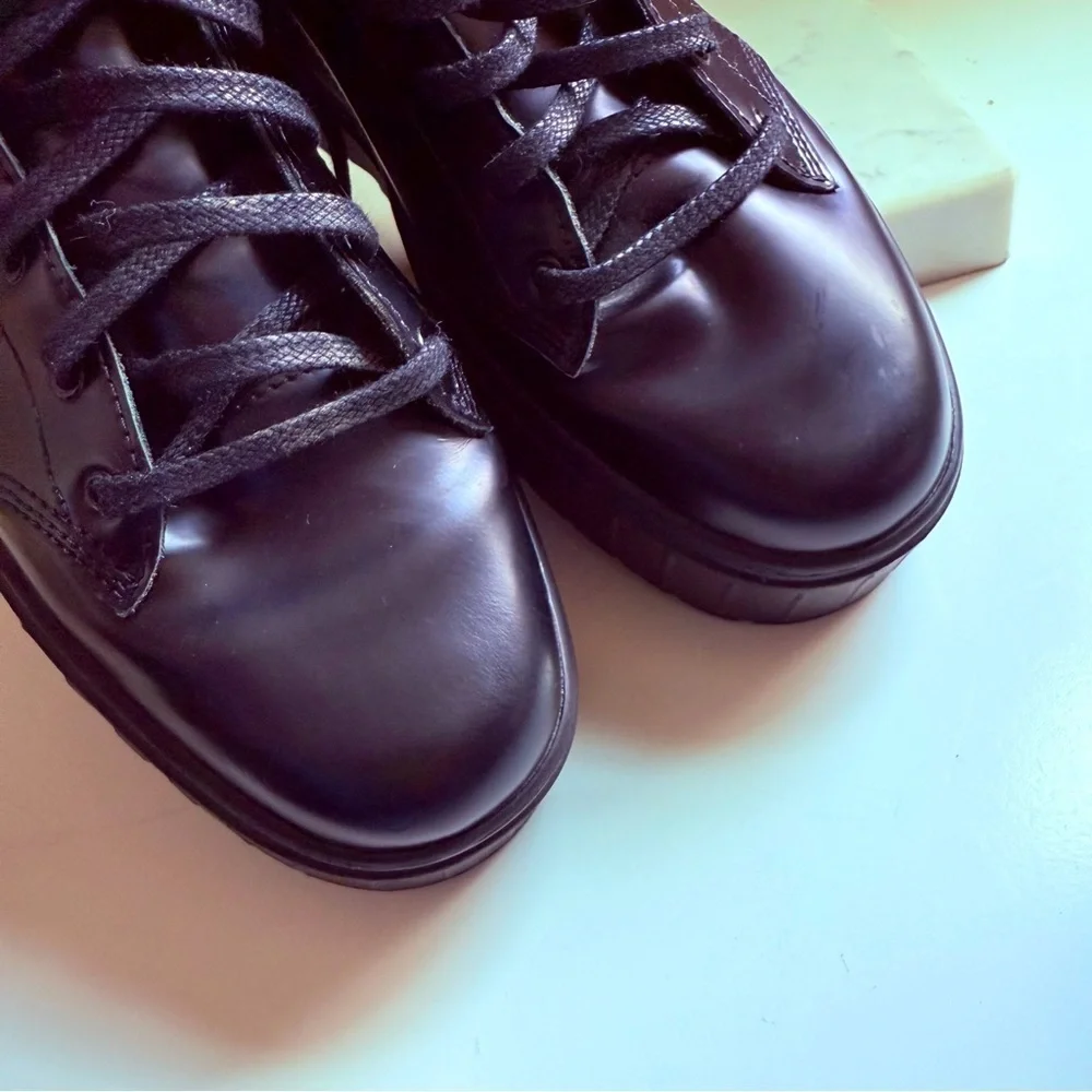 Puma X Dua Lipa Mayze Black High-Top Platform Boots